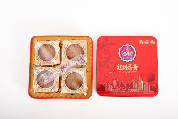 多頓紅罐蛋黃中秋節月餅禮盒